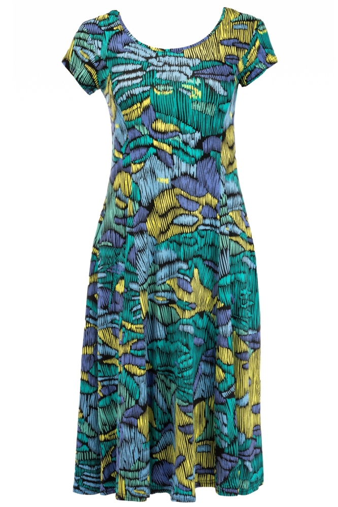EVY LONG SS BLUE FANCY ART TRICOT 25S4 X1780 02 308 blue